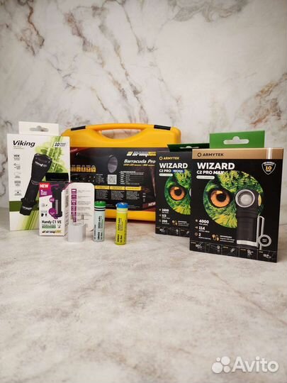 Armytek Фонари Wizard, Viking, Barracuda