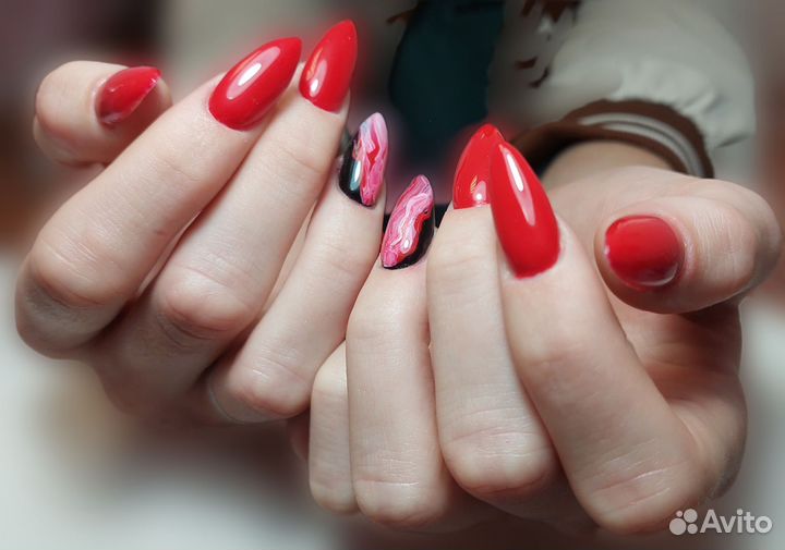 Наращивание ногтей,салонное моделирование