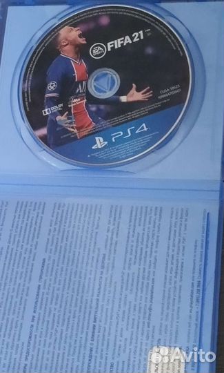 Игра для приставок ps4 FIFA 21