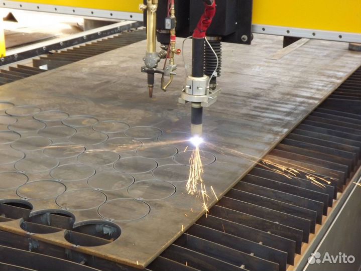 Плазменная и газовая резка листа металла на чпу