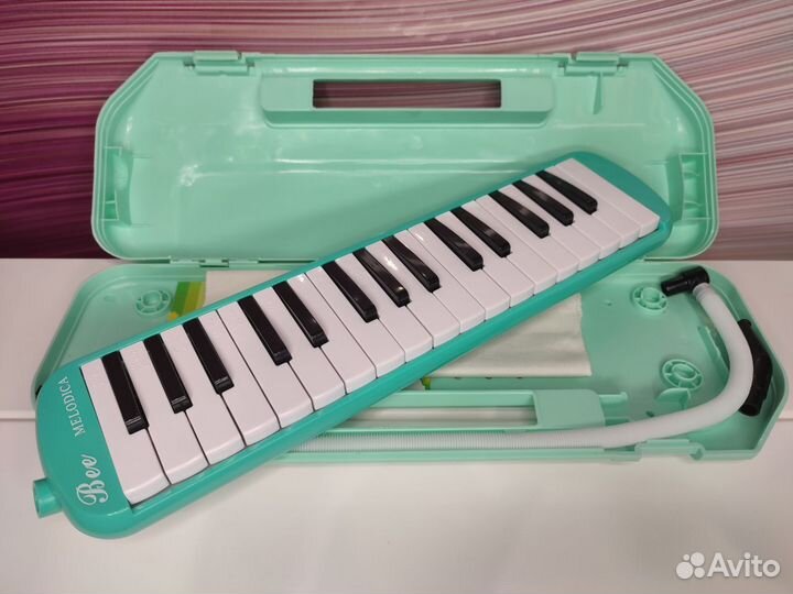 Духовая мелодика BEE BM-32K F(бирюзовая)