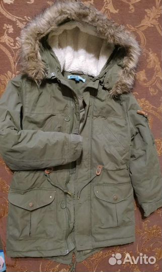 Парка для мальчика 128-134
