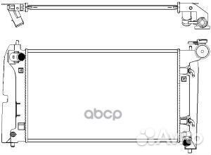 Радиатор toyota Corolla 1.4VVT-i/1.6VVT-i M