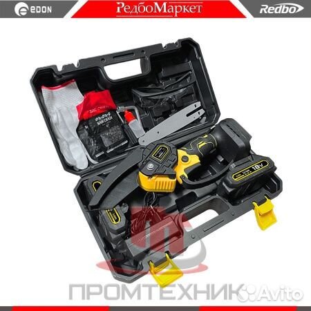 Мини-пила цепная аккум. Edon ACS-18/6 + набор