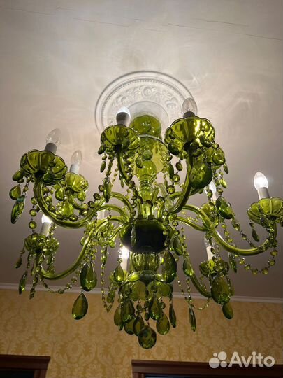 Люстра потолочная италия бу