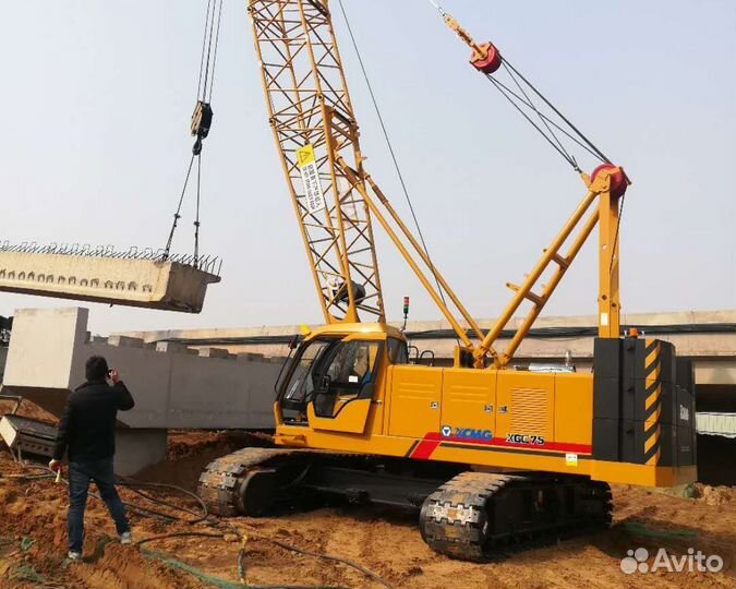 Гусеничный кран XCMG XGC75, 2023