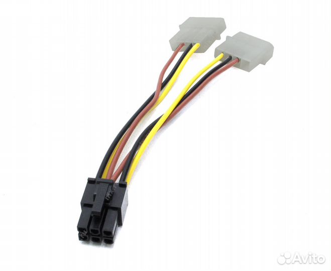 Шлейф 6-pin - Molex x2 питания видеокарты