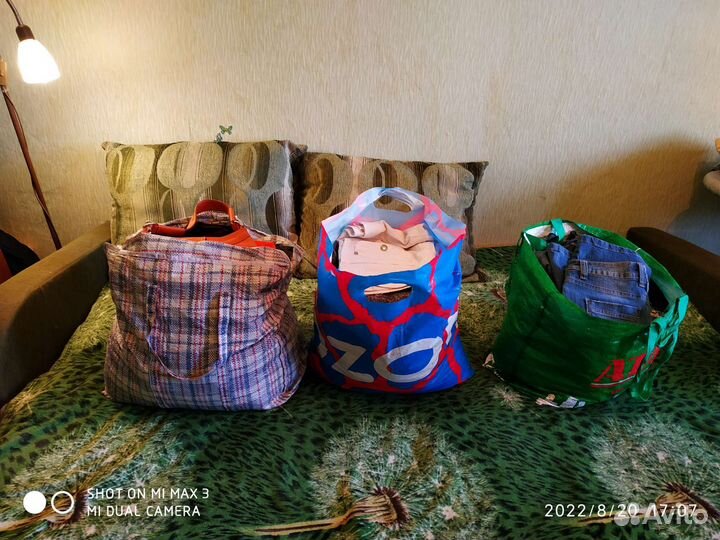 Женские вещи и обувь пакетами