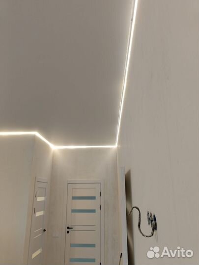 Натяжные потолки установка под ключ