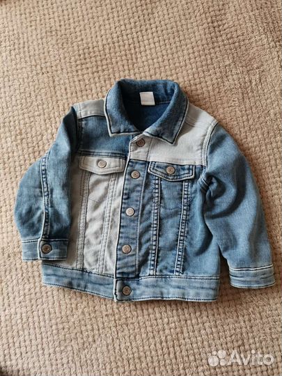 Джинсовый костюм для девочки 86