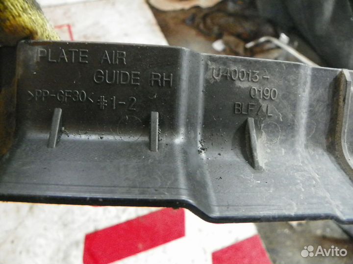 Воздуховод радиатора нижний Kia Sorento