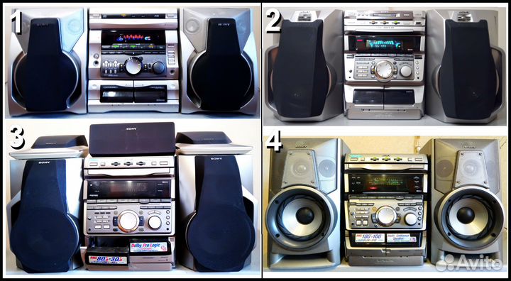 Музыкальные центры sony
