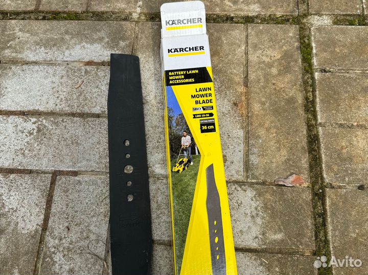 Стальной нож Karcher 2.444-011.0 шириной 36 см