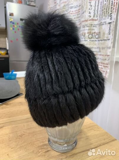 Шапка норковая женская