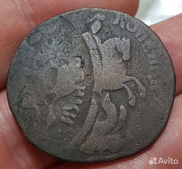 Две копейки 1758 двойной удар