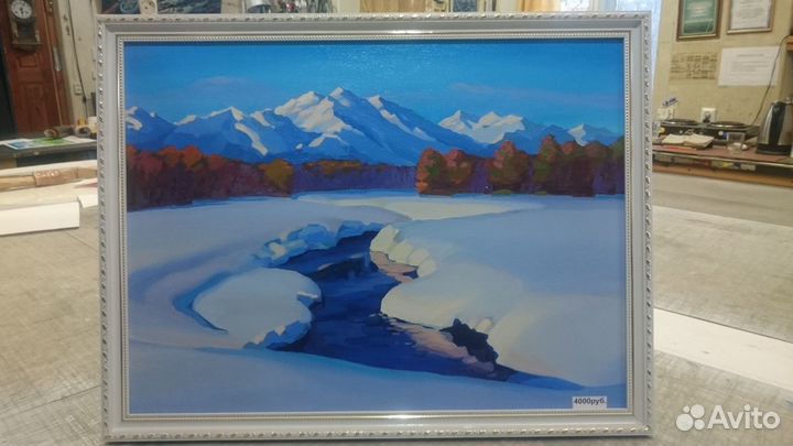 Картина маслом на холсте пейзаж