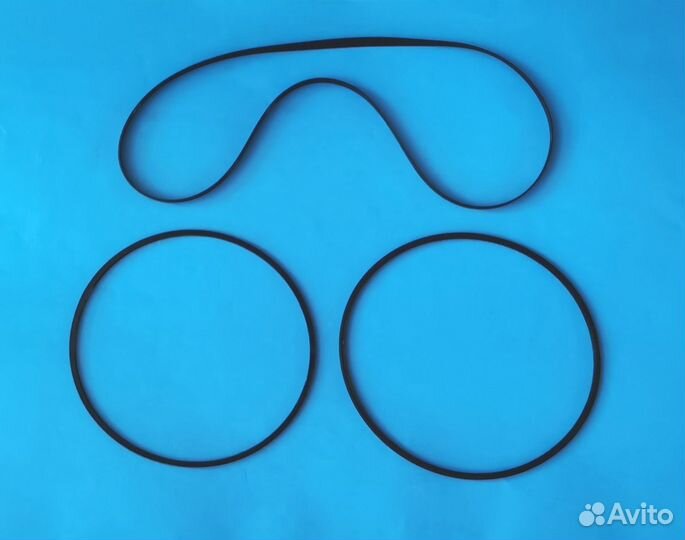 Комплект пассиков, накладка ролика akai GX-77