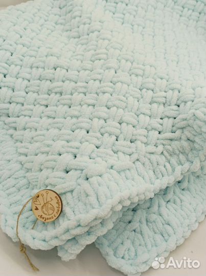 Плед из ализе пуффи