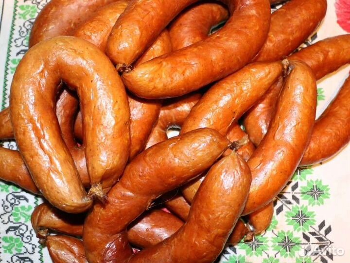 Копчёная куриная колбаса