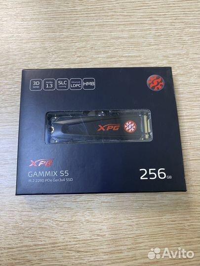 SSD накопитель XPG gammix S5 256 гб M.2