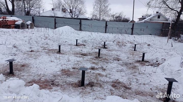 Винтовые сваи замена фундамента