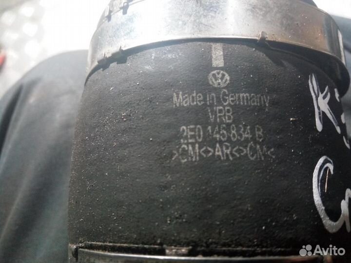 Патрубок системы охлаждения (Резиновый) фольсква