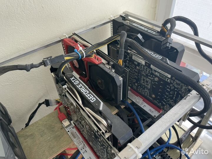 Риг 7 карт 1660, 1660s, 1660ti