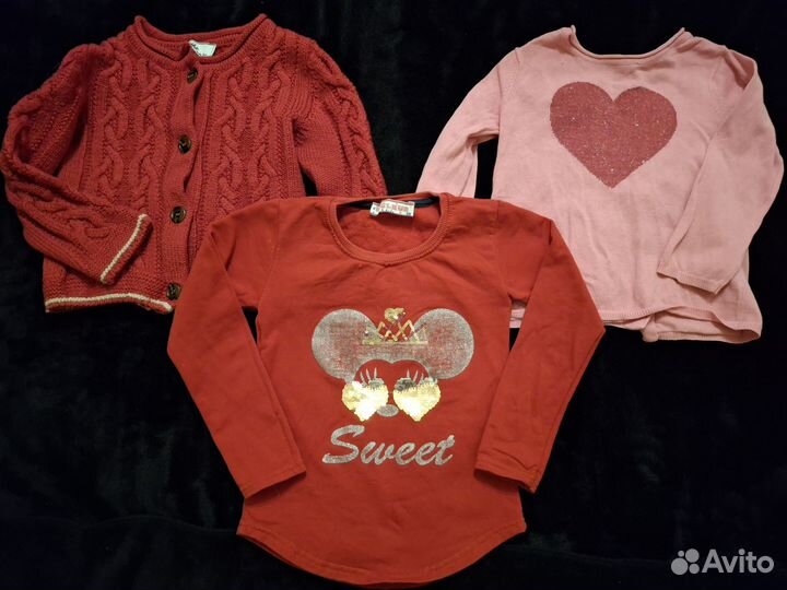 Вещи пакетом для девочки 98-104