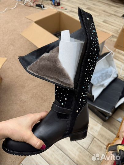 Сапоги девочковые