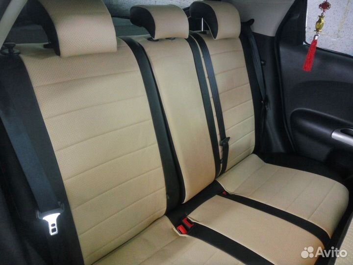 Чехлы экокожа на Nissan Juke от Автопилот