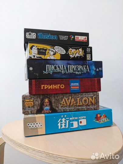 Настольные игры от 2шт