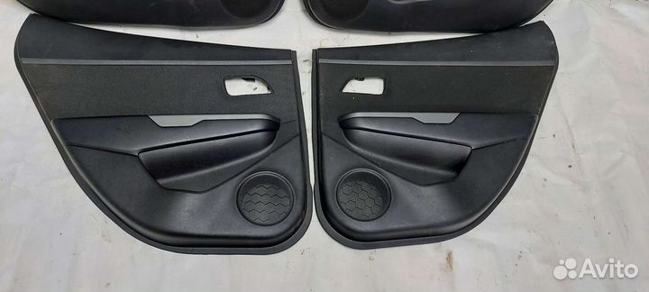 Обшивки дверей Kia Rio 3 рестайлинг