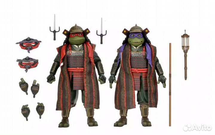 Черепашки ниндзя 1990 Самураи neca фигурки NEW