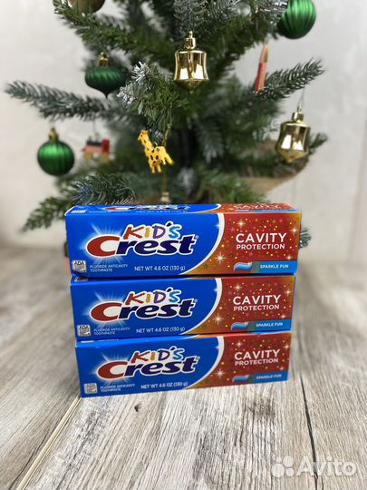 Детская зубная паста из США crest kids