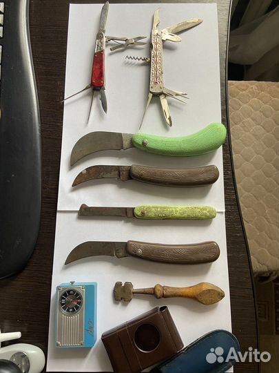 Ножи складные СССР всякое разное