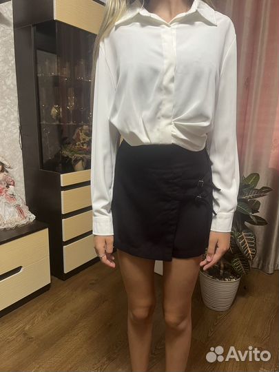 Блузка школьная+юбка