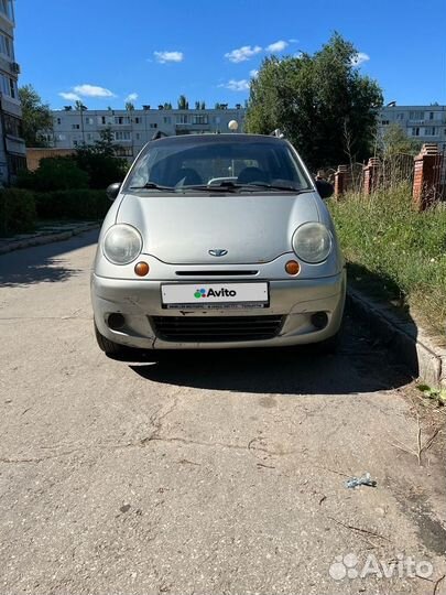 Daewoo Matiz 0.8 МТ, 2007, битый, 175 676 км