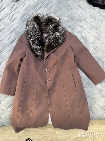 Пальто женское зимнее длинное 60 размер