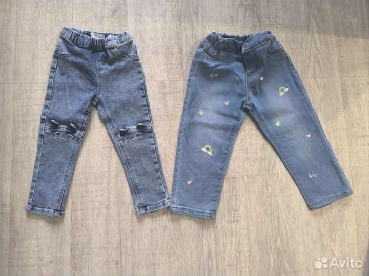 Джинсы для девочки 92