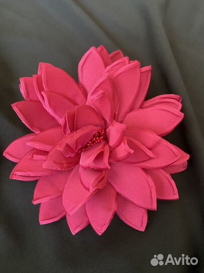 Чокер цветок из ткани