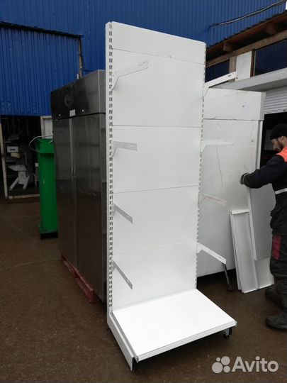 Стеллаж торговый пристенный 220/100/40