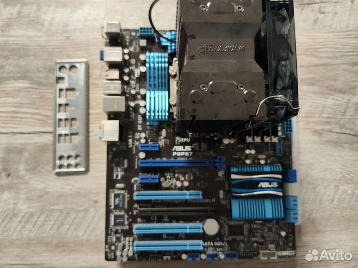 Комплект 1155: Asus p8p67, i7 2600, кулер
