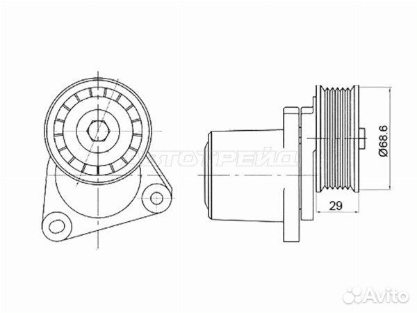 Натяжитель приводного ремня