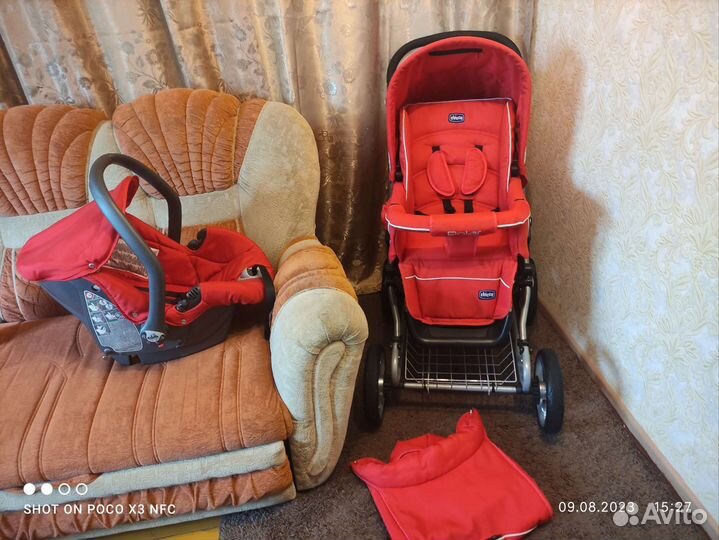 Коляска 3 в 1: трансформер + автолюлька CAM