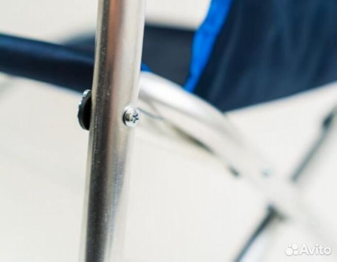 Кресло складное Кедр Адмирал Алюминий со столиком