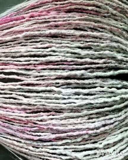 Дреды де фактурные серебро