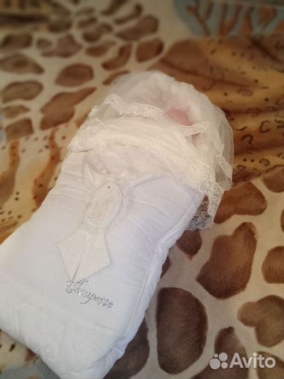 Конверт на выписку, вещи для девочки