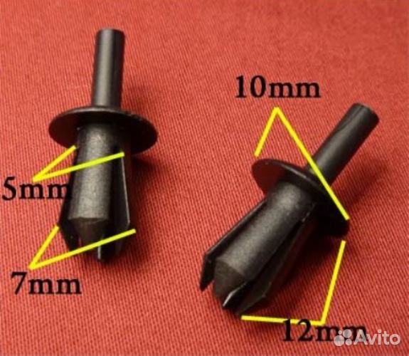 Пластиковый крепеж уплотнитель alfa romeo, audi, b