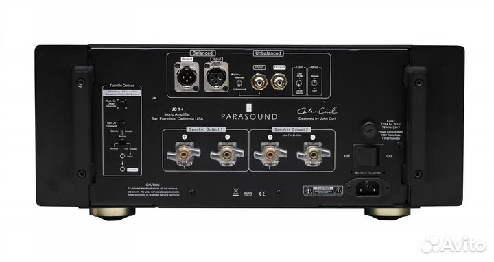 Усилитель мощности Parasound JC1+ black