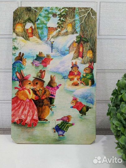 Доска разделочная деревянная